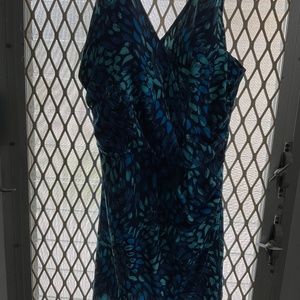 Swimdress D & Co 16 Blue Multi